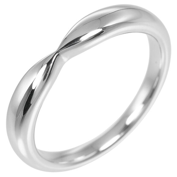 TIFFANY&Co. harmony Ring Pt950Platinum #3.9(US Size) 4.26g Women - Picture 1 of 9